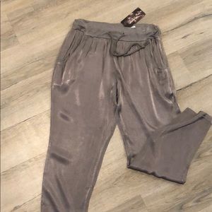 Satin cute pant joggers